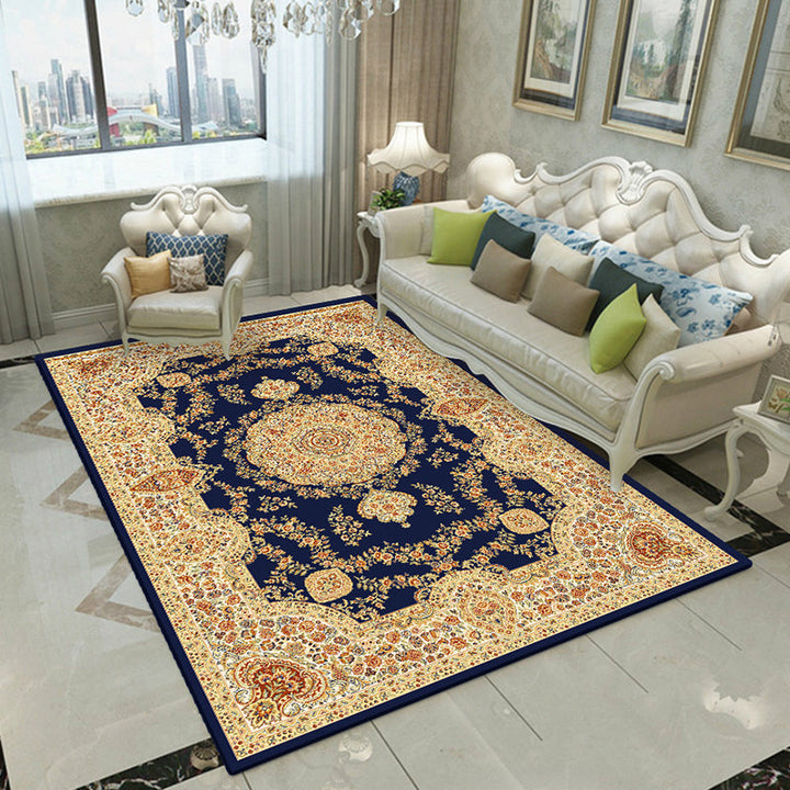 Lisslune | Fancy Victoria Rug Multi-Colored Flower Rug Non-Slip Washable Pet-Friendly Rug for the Living Room