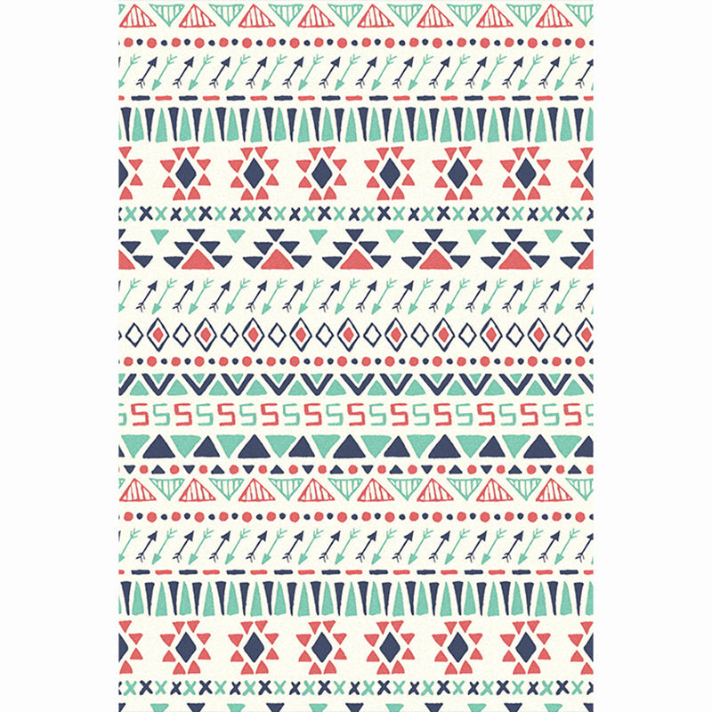 Lisslune | Moroccan living room carpet More colors Printed carpet Cotton Non-slip Machine washable Pet-friendly carpet
