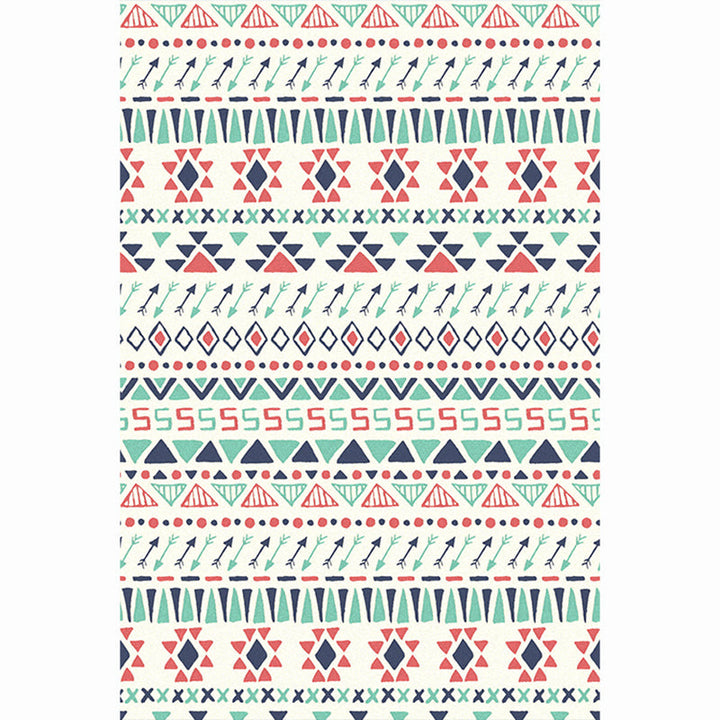 Lisslune | Moroccan living room carpet More colors Printed carpet Cotton Non-slip Machine washable Pet-friendly carpet