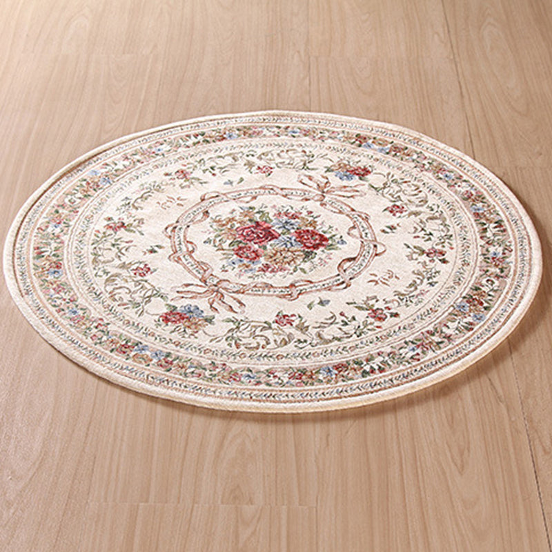 Lisslune | Olden Multi-Colored Victoria Carpet Polypropylene Floral Carpet Non-Slip Back Stain Resistant Pet-Friendly Carpet for Bedroom