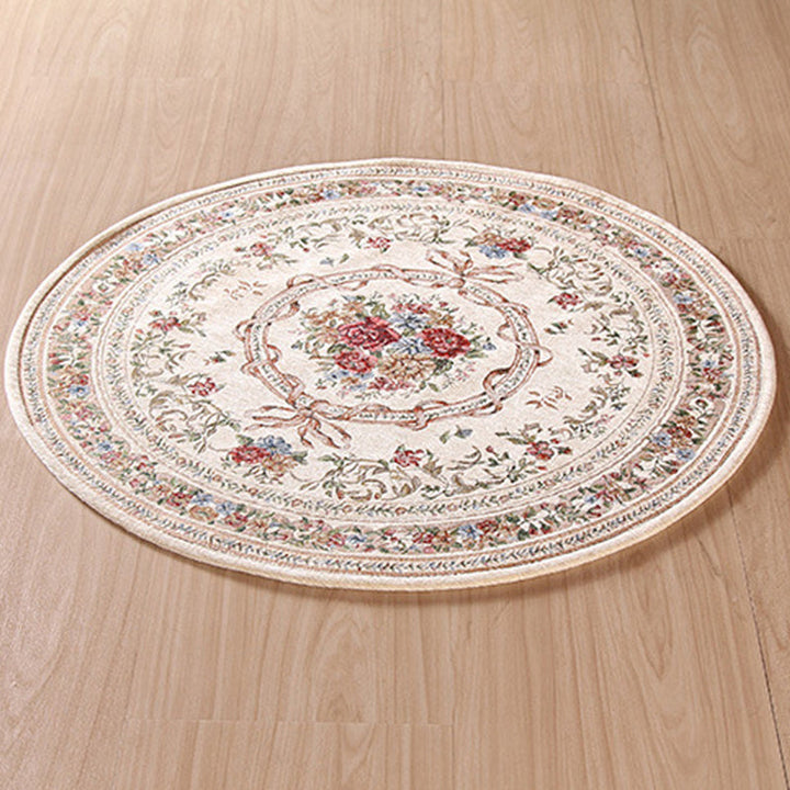 Lisslune | Olden Multi-Colored Victoria Carpet Polypropylene Floral Carpet Non-Slip Back Stain Resistant Pet-Friendly Carpet for Bedroom