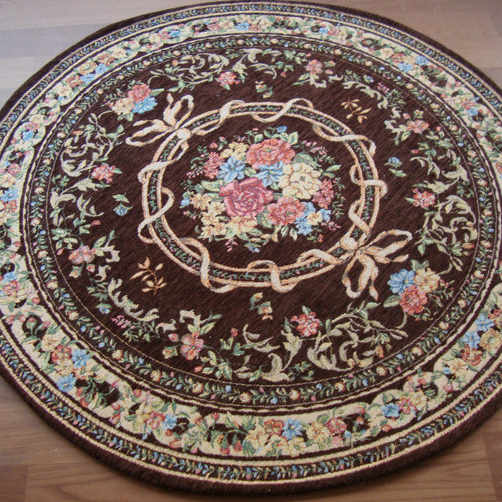 Lisslune | Olden Multi-Colored Victoria Carpet Polypropylene Floral Carpet Non-Slip Back Stain Resistant Pet-Friendly Carpet for Bedroom