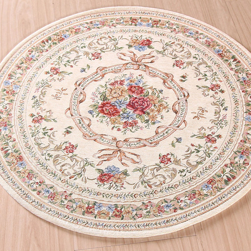 Lisslune | Olden Multi-Colored Victoria Carpet Polypropylene Floral Carpet Non-Slip Back Stain Resistant Pet-Friendly Carpet for Bedroom