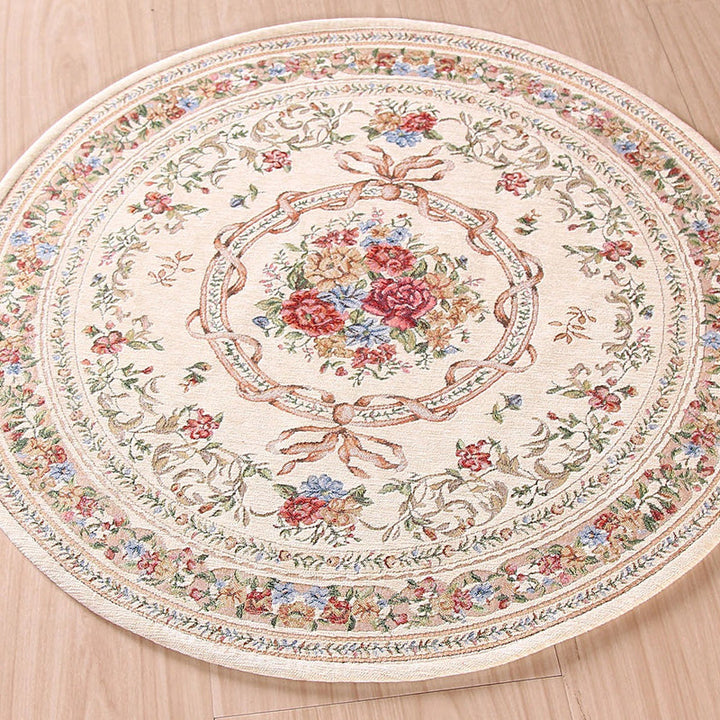 Lisslune | Olden Multi-Colored Victoria Carpet Polypropylene Floral Carpet Non-Slip Back Stain Resistant Pet-Friendly Carpet for Bedroom