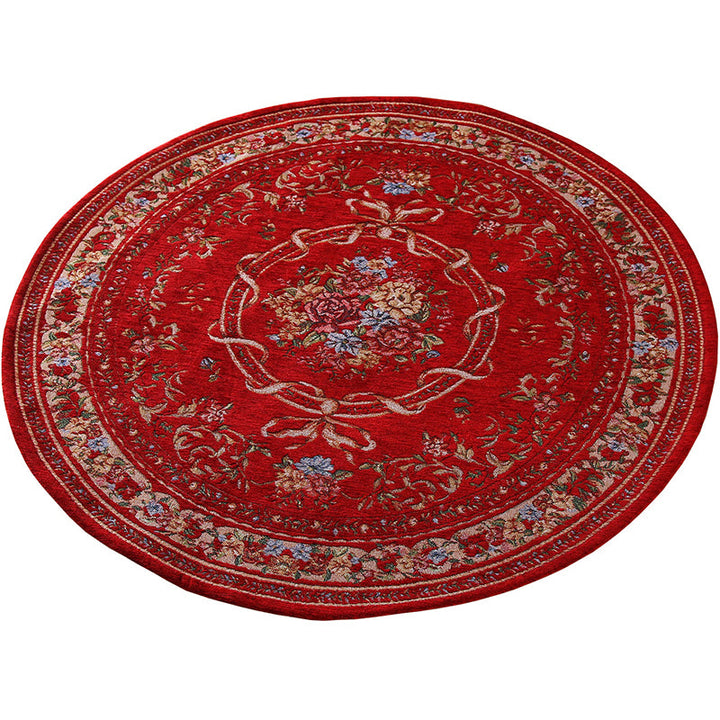 Lisslune | Olden Multi-Colored Victoria Carpet Polypropylene Floral Carpet Non-Slip Back Stain Resistant Pet-Friendly Carpet for Bedroom