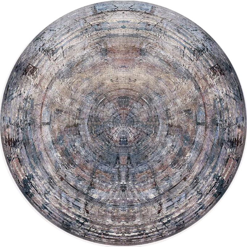 Lisslune | Moroccan Door Mat Multicolored Mandala Rug Polypropylene non-slip stain-resistant machine washable Rug