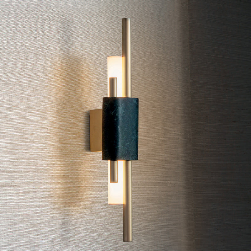 Skørter | Rectangular Bedside Sconce Lighting Marble Minimalist LED Wall Lamp Fixture