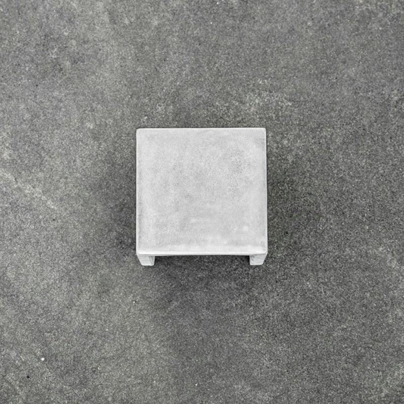 Lisslune | Square-shaped cement LED wall lighting minimalist gray wall lamp for the living room
