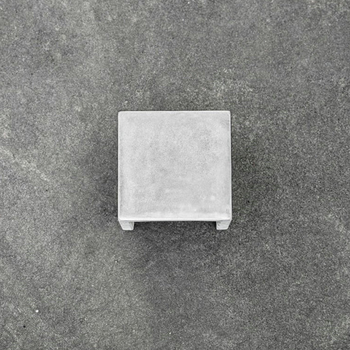 Lisslune | Square-shaped cement LED wall lighting minimalist gray wall lamp for the living room