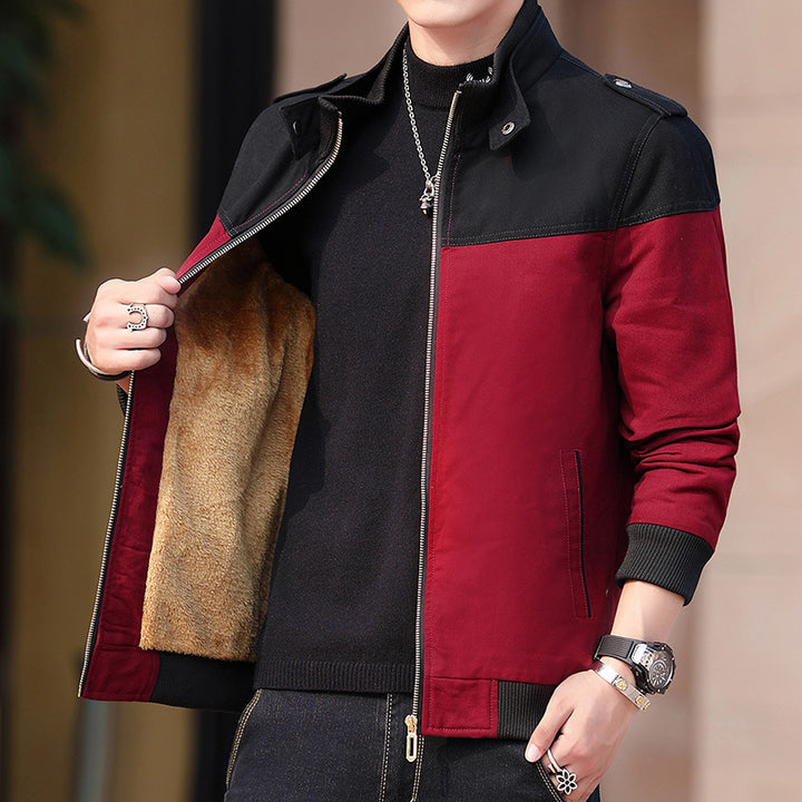 Men's Warm Transitional Jacket with Practical Inner Lining Lisslune