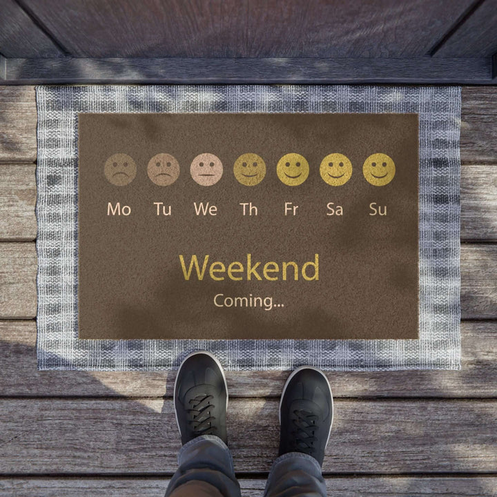 Lisslune | Adjustable Weekend Coming Doormat - Eco-friendly grade-A tufted coir coconut fiber