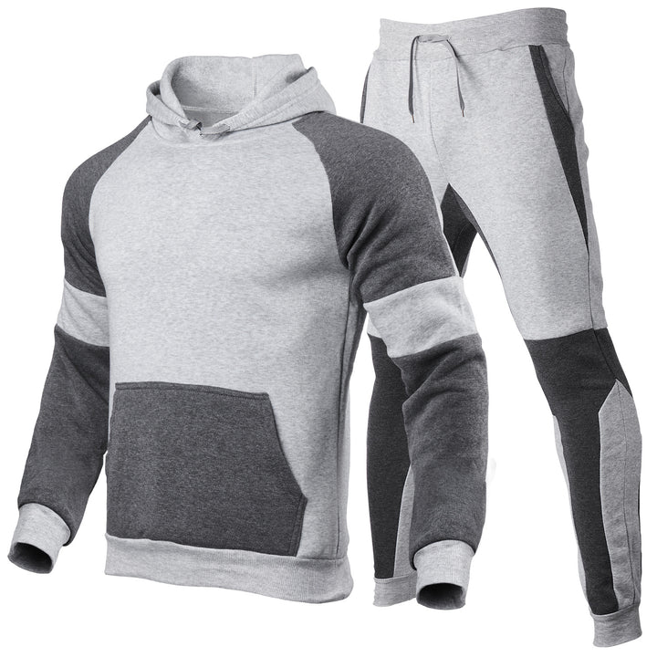 Men's sporty hoodie and jogging set with breathable inserts Lisslune