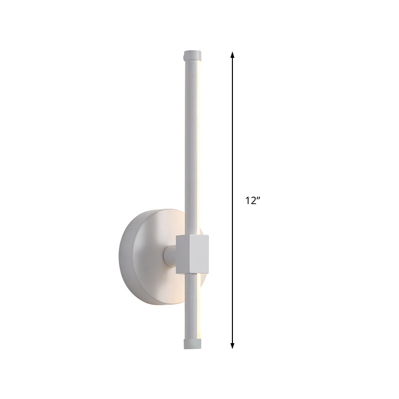 Lisslune | Acrylic Wall Light Bar Simple LED Black/White Wall Mounted Lamp with Rotatable Design in Warm/White Light