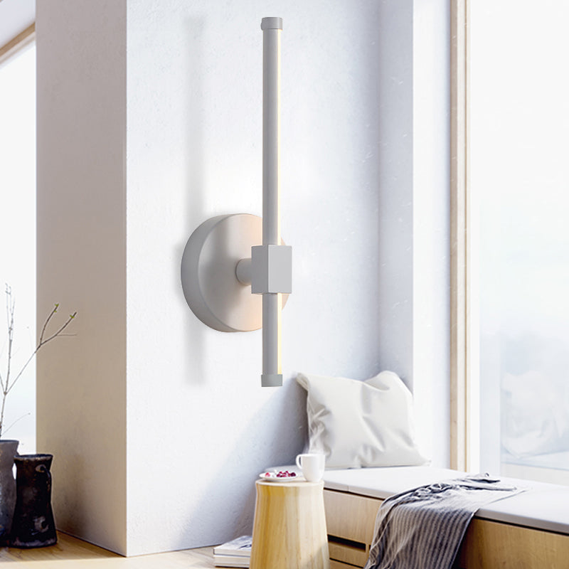 Lisslune | Acrylic Wall Light Bar Simple LED Black/White Wall Mounted Lamp with Rotatable Design in Warm/White Light