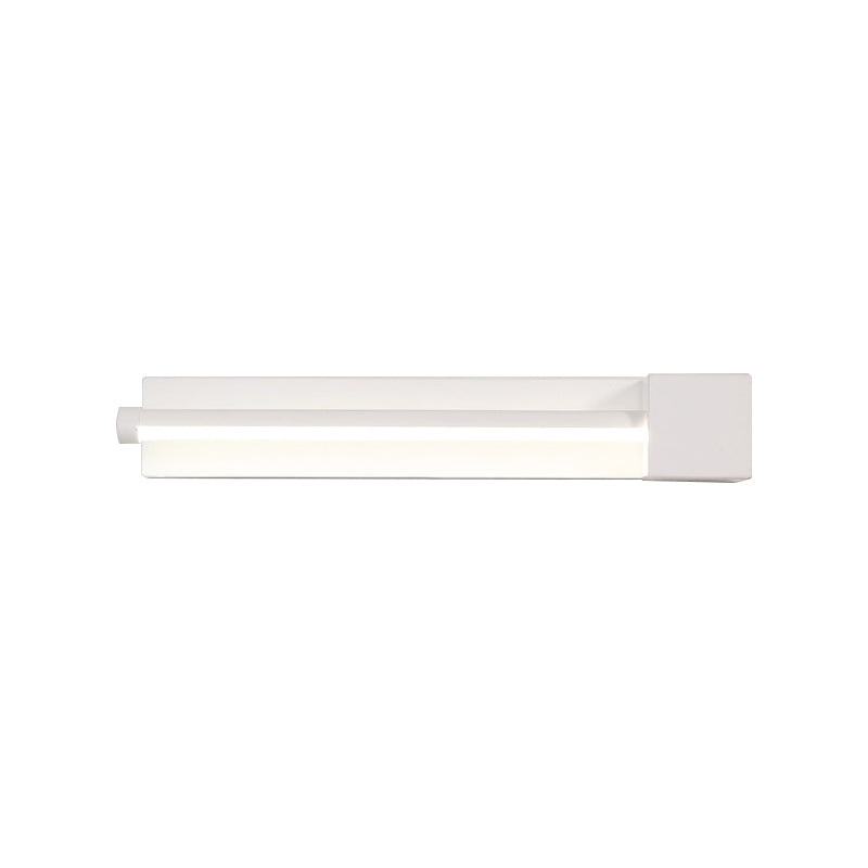Lisslune | Adjustable acrylic-colored linear wall lamp Simplicity LED Black/White Wall-mounted light, Warm/White light