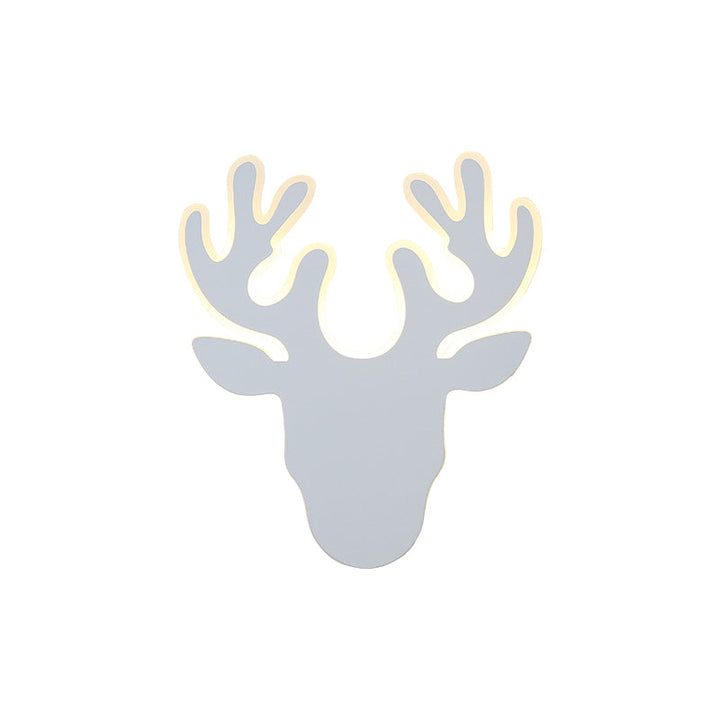 Lisslune | Black/White Antler Wall Light Contemporary Acrylic LED Wall Lamp in Warm/White Light