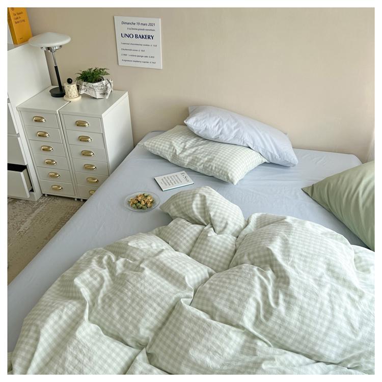 Rynx Pastel Check Bed Linen Set