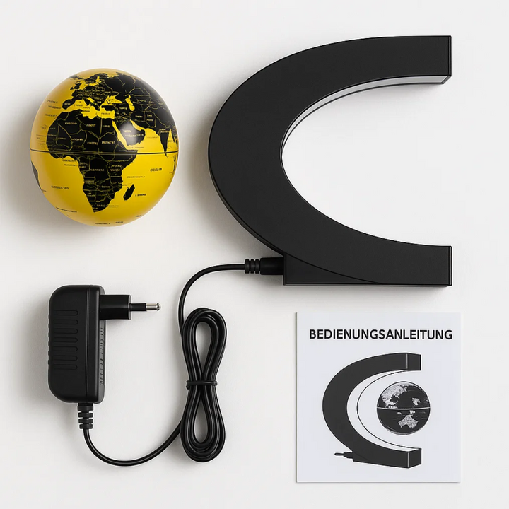 Lisslune | AstroGlobe LED World Globe – Floating Globe Lamp with Magnetic Suspension