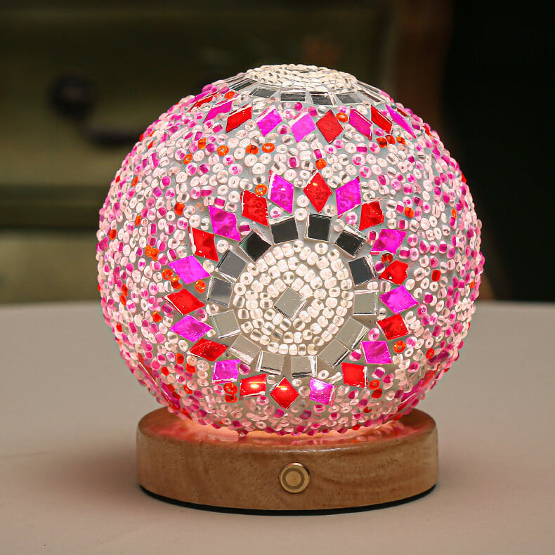 Lisslune | BohoGlow – Modern Bohemian Table Lamp with USB Charging
