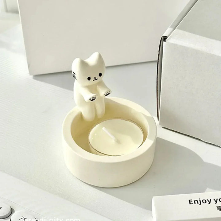 Lisslune | LumoPaws Tealight Holder – Charming Cat Design for Coziness & Atmosphere