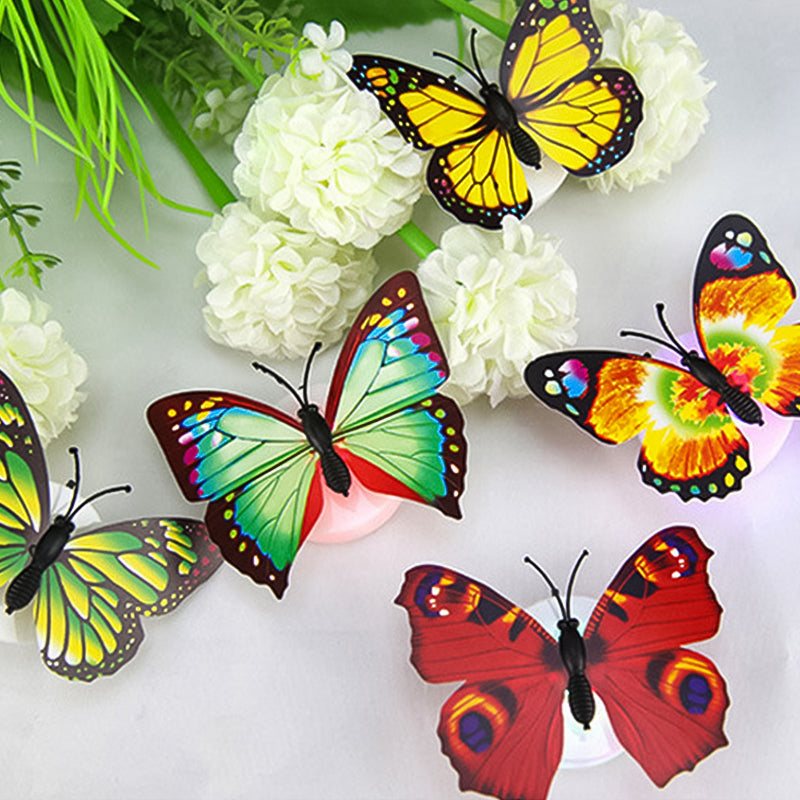 Lisslune | LumiWings - 3D colorful LED butterfly night lights