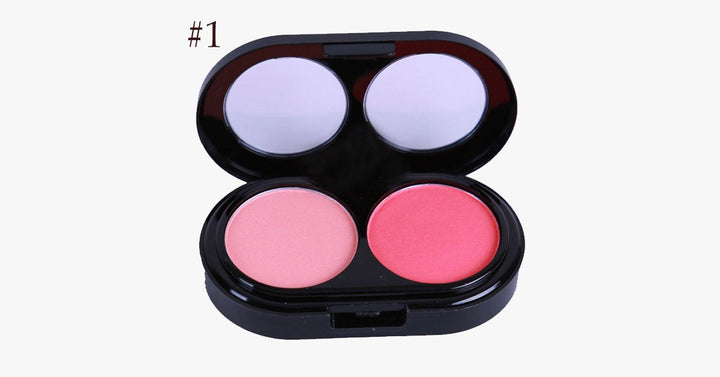 Lisslune | 2 Colors Blush Palette – Bring a rosy pink glow to your cheeks