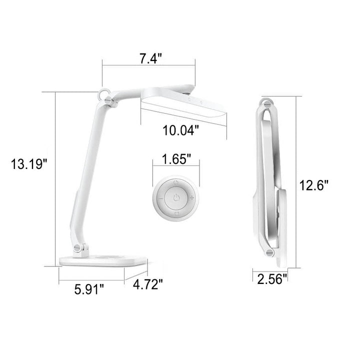Lisslune | Modern Student Eye Protection USB Charging Folding LED Desk Lamp
