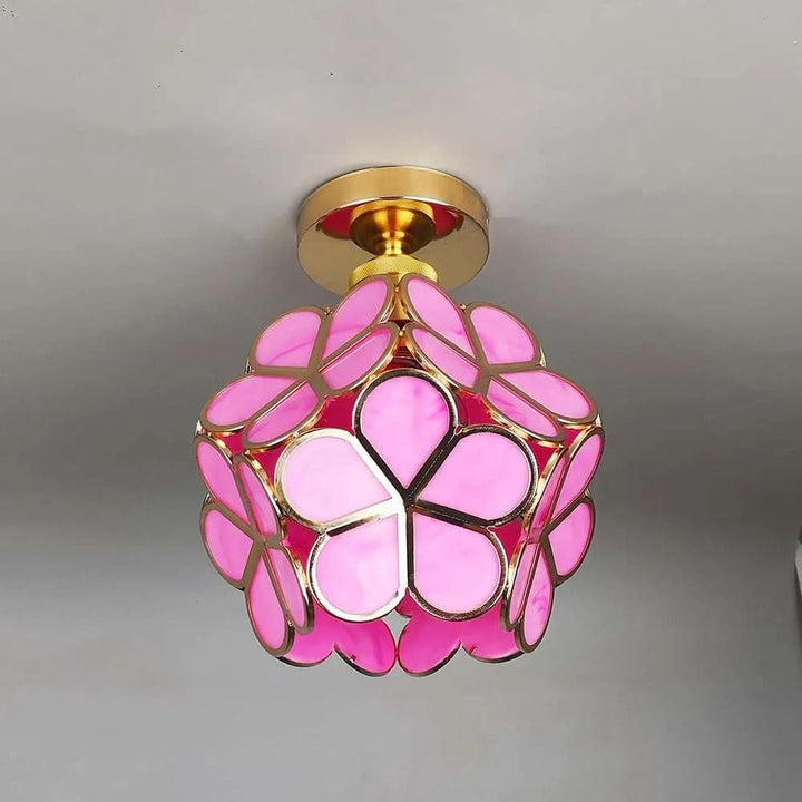 Lisslune | Flowers Style Glass Hallway Ceiling Light