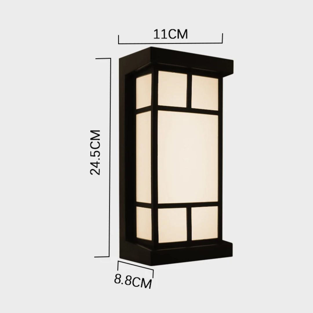 Lisslune | LumeRadar – Modern LED Outdoor Wall Light with IP65 Waterproof & Motion Radar Sensor