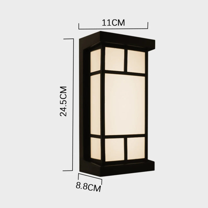 Lisslune | LumeRadar – Modern LED Outdoor Wall Light with IP65 Waterproof & Motion Radar Sensor