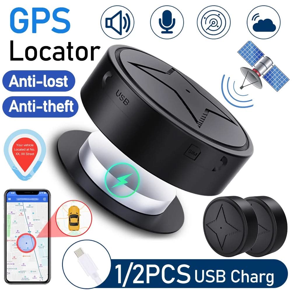 Lisslune | SMART GPS TRACKER – Compact GPS tracker with real-time location & magnet for valuables, pets & vehicles