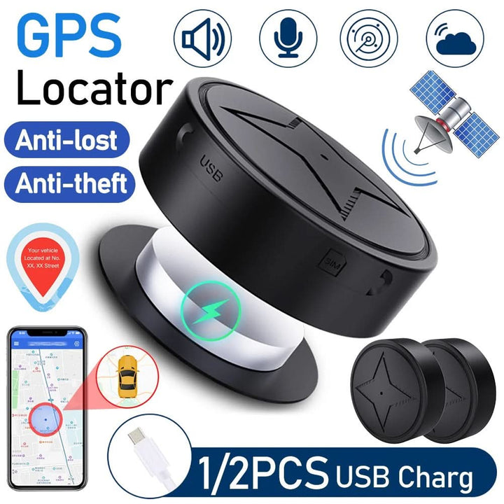 Lisslune | SMART GPS TRACKER – Compact GPS tracker with real-time location & magnet for valuables, pets & vehicles