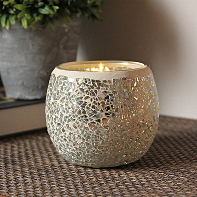 Lisslune | European Retro Glass Mosaic Tealight Holder
