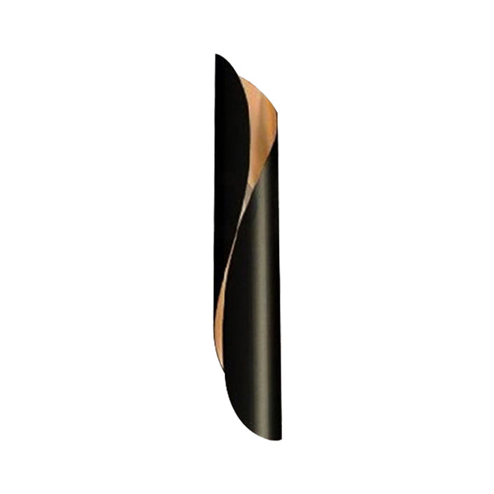 Skørter | Black/White Rolling Wall Lamp Contemporary 2 Lights Aluminum Up and Down Wall Lamp