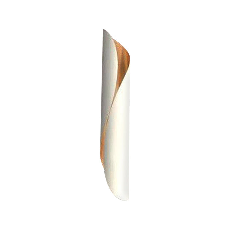 Skørter | Black/White Rolling Wall Lamp Contemporary 2 Lights Aluminum Up and Down Wall Lamp