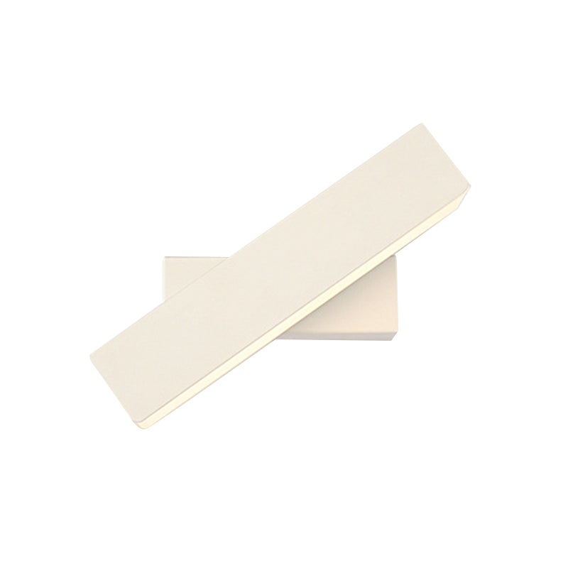 Skørter | Simple black/white linear LED wall outdoor light rotatable acrylic wall light in warm/white light