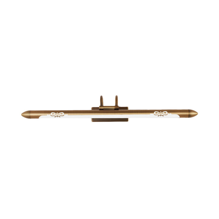 Skørter | 20.5"/25.5"/28" W LED Bronze/Brass Wall Lamp Classic Metal Linear Wall Light Lamp in White/Warm Light