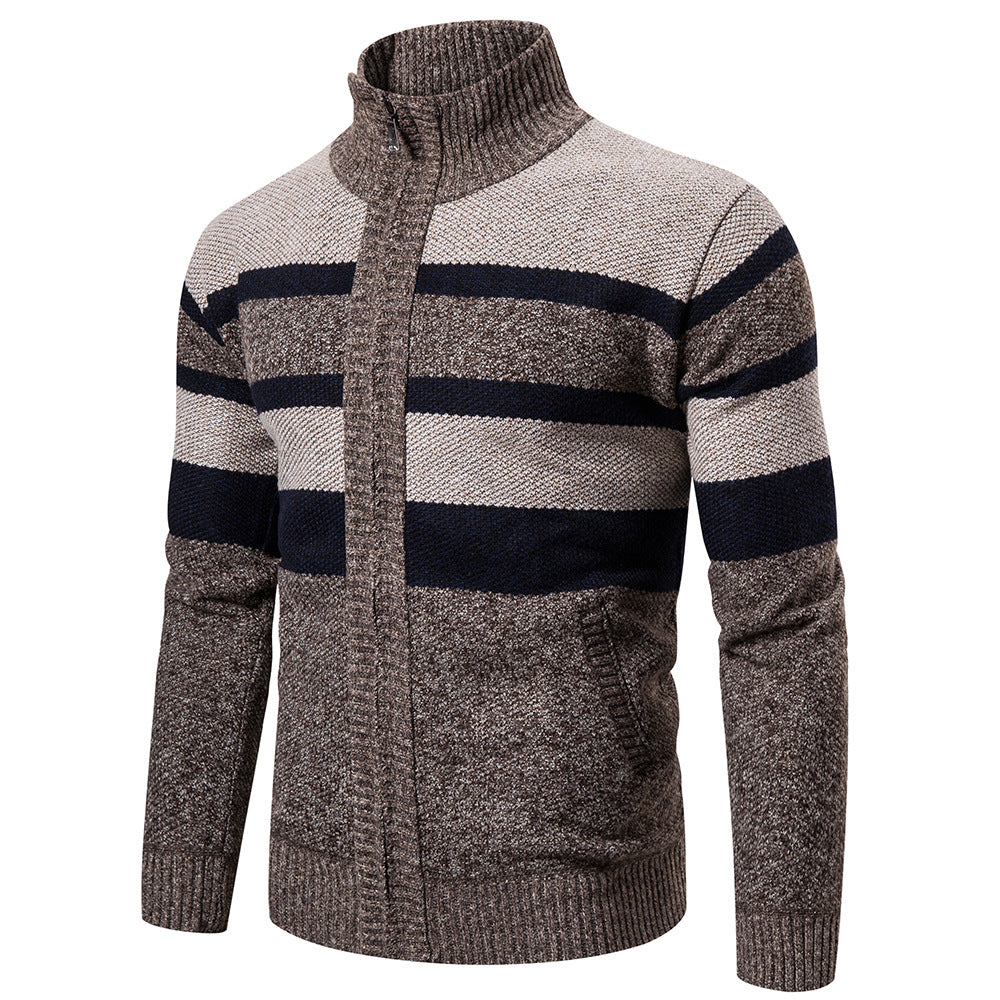 Men's cardigan with modern stand-up collar Lisslune