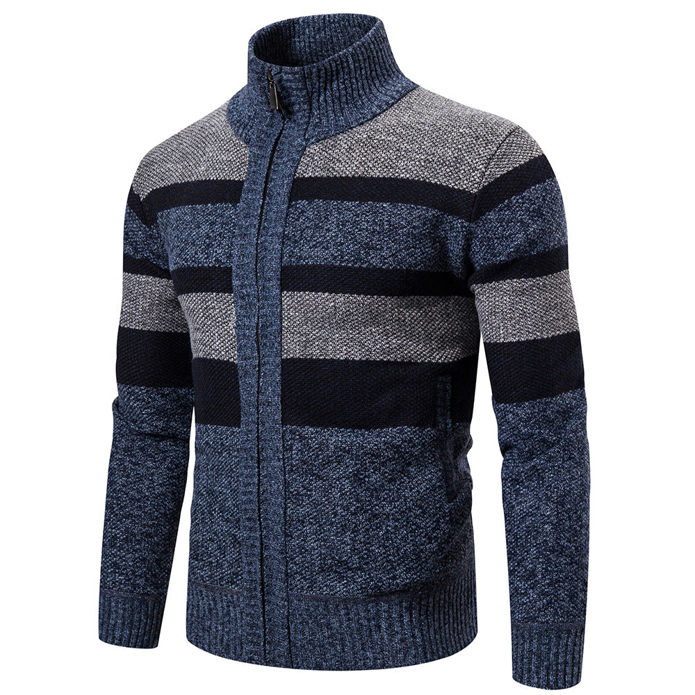Men's cardigan with modern stand-up collar Lisslune