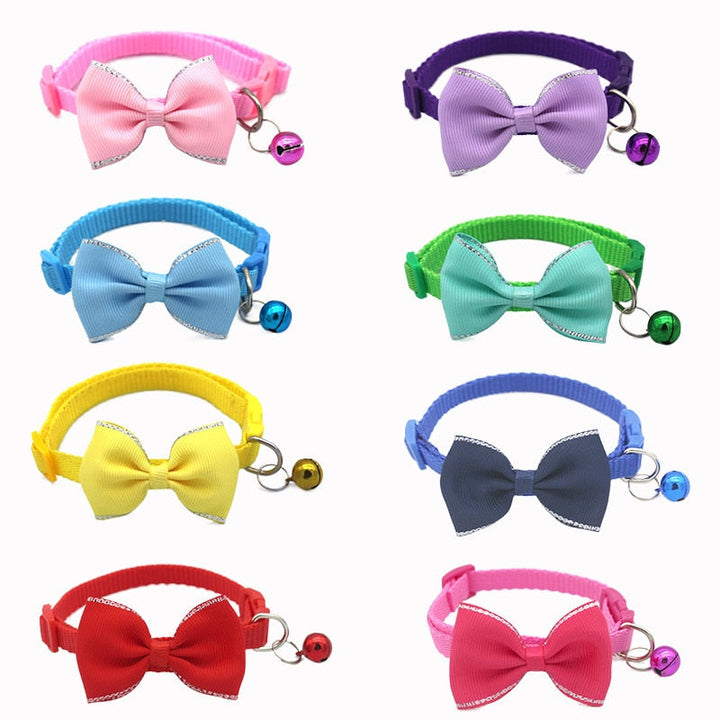 Lisslune | Bow and Bell Plush Collar