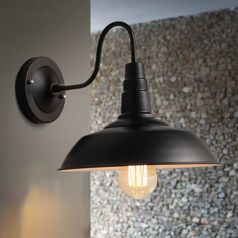 Skørter | Simplicity Potdeksel Wall Mounted Light Single Iron Wall Lamp For Restaurant
