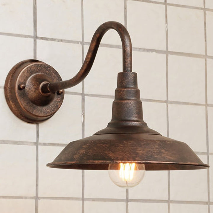 Skørter | Simplicity Potdeksel Wall Mounted Light Single Iron Wall Lamp For Restaurant