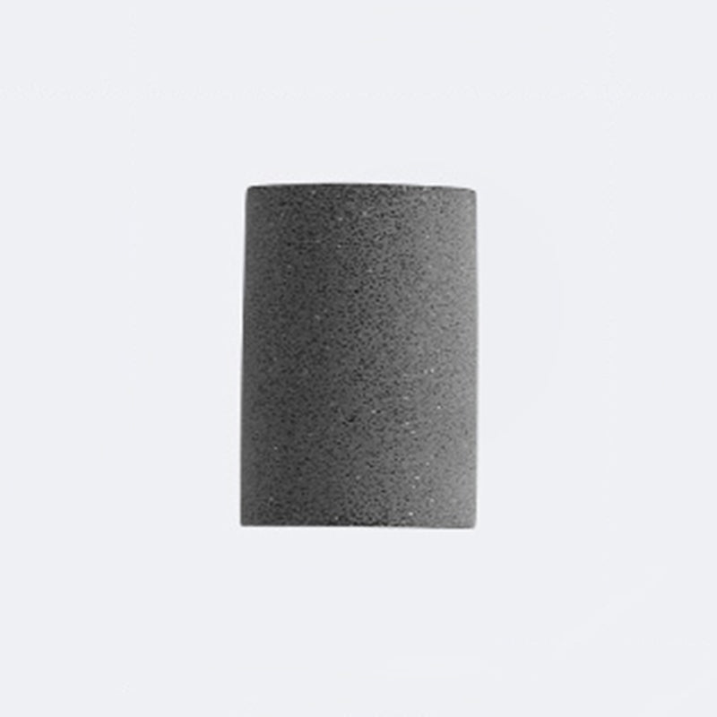 Lisslune | Half-cylinder Living Room Wall Light Cement Minimalist LED Wall Light Fixture
