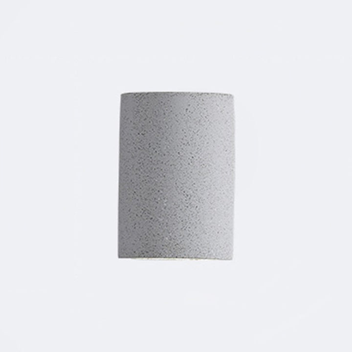 Lisslune | Half-cylinder Living Room Wall Light Cement Minimalist LED Wall Light Fixture