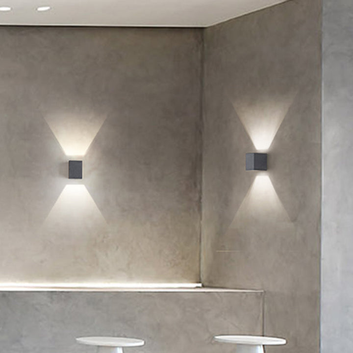 Lisslune | Rectangular LED Wall Light Simplicity Cement Hallway Wall Light