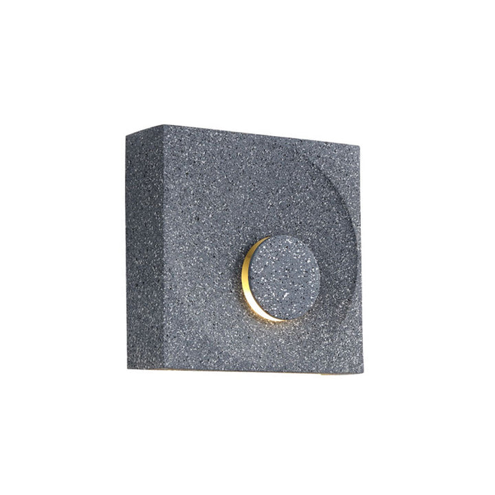 Lisslune | Nordic Style Square LED Wall Lamp Cement Bedroom Wall Mounted Lighting