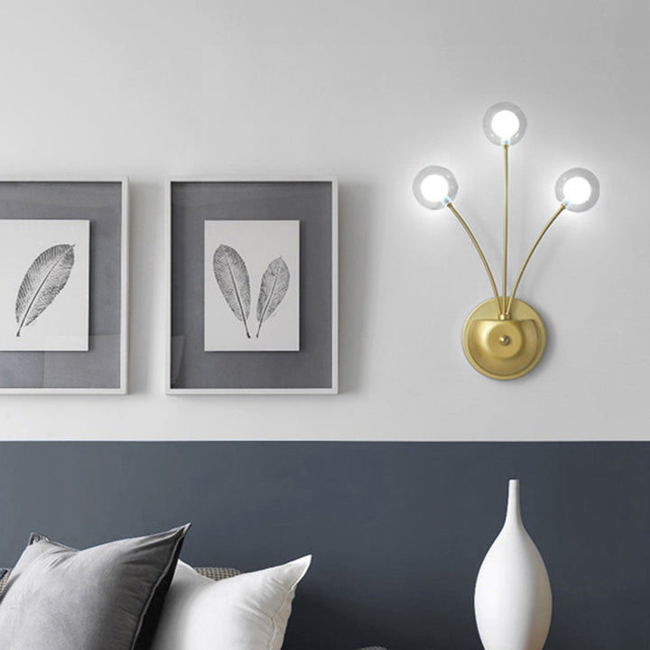 Lisslune | Shadow Living Room LED Wall Light Glass Nordic Simplicity Wall Lighting Fixture