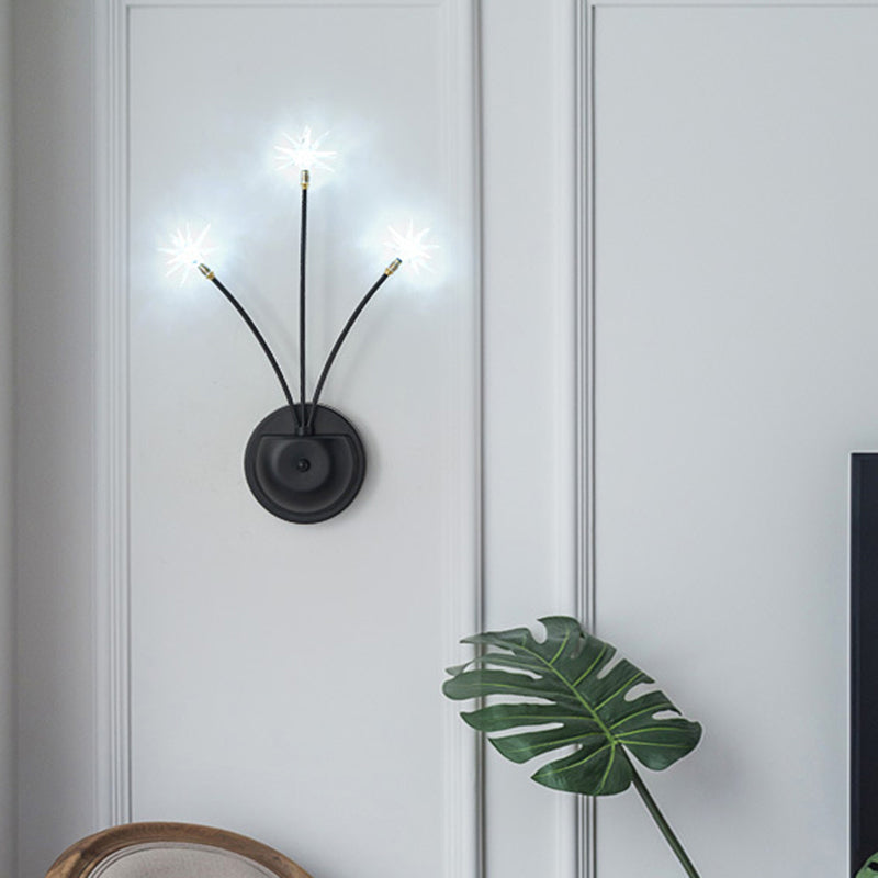 Lisslune | Shadow Living Room LED Wall Light Glass Nordic Simplicity Wall Lighting Fixture