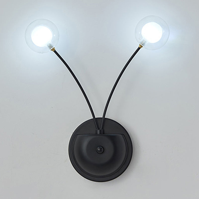 Lisslune | Shadow Living Room LED Wall Light Glass Nordic Simplicity Wall Lighting Fixture