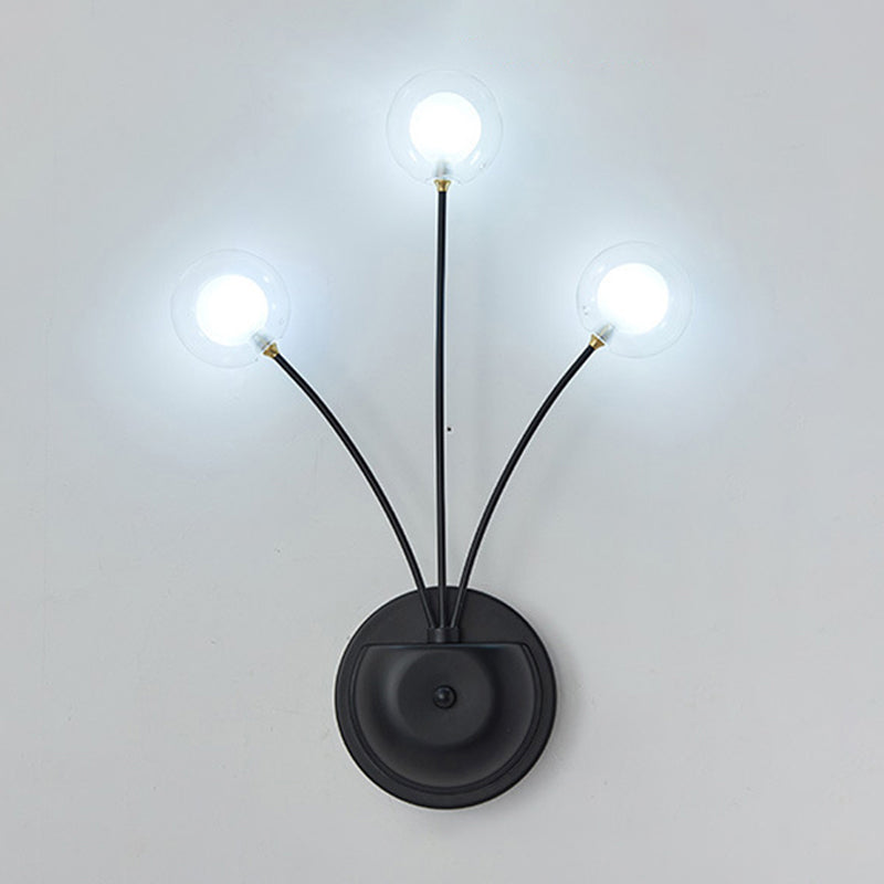 Lisslune | Shadow Living Room LED Wall Light Glass Nordic Simplicity Wall Lighting Fixture